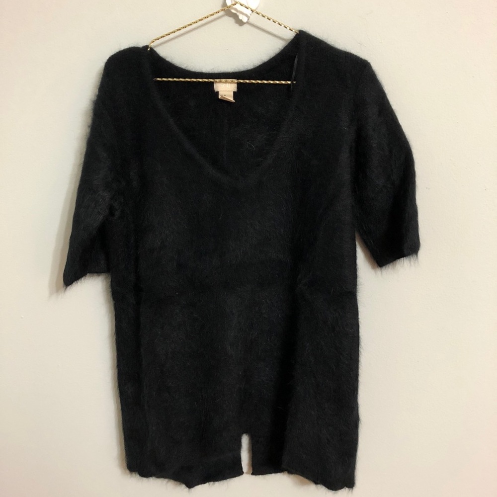 Short sleeve H&M sweater in black